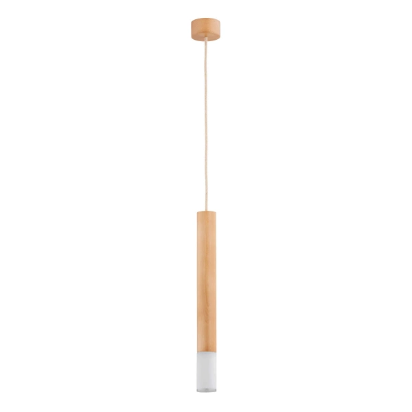 Lampa wisząca ALFA ADORI RUSTIKAL DREWNIANA 1xE14 9cm | 61164