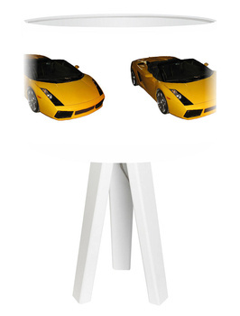 Lampa stołowa do pokoju chłopca Autka