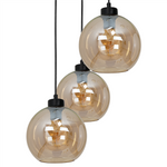 Nowoczesna lampa wisząca koło SOFIA AMBER MLP6584