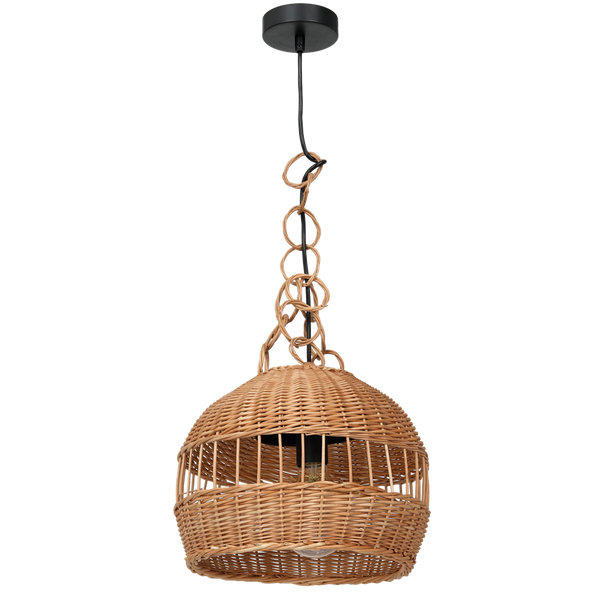 Lampa wisząca VIMINI NATURAL WOOD 1xE27