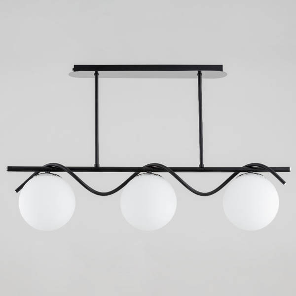 Nowoczesna lampa wisząca VERNA 4xE14 wys. 92cm | złoty szampański