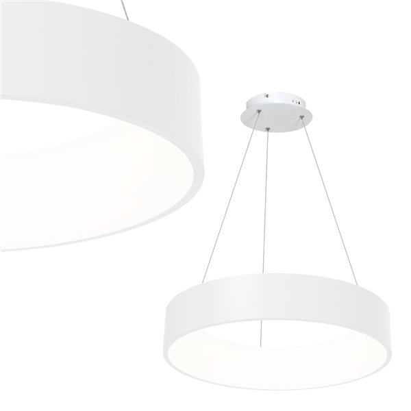 Lampa wisząca OHIO WHITE 24W LED ML6357