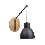 Lampa ścienna kinkiet 1X60W E27 czarny VARIO 21-73495