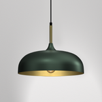 Lampa wisząca LINCOLN, MLP8032, 35 cm, zielony/złoty, 1x60W E27