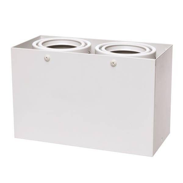 Natynkowa Box BLOCCO BIAŁA 2x7W GU10 LED