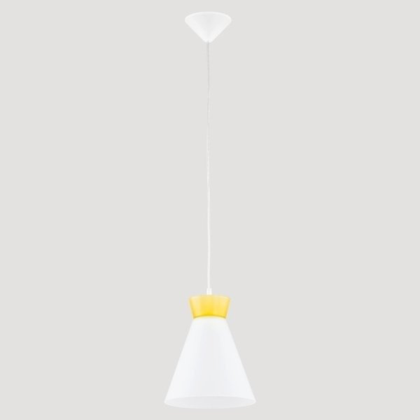 Nowoczesny lampa sufitowa RONI I zółty śr. 23cm