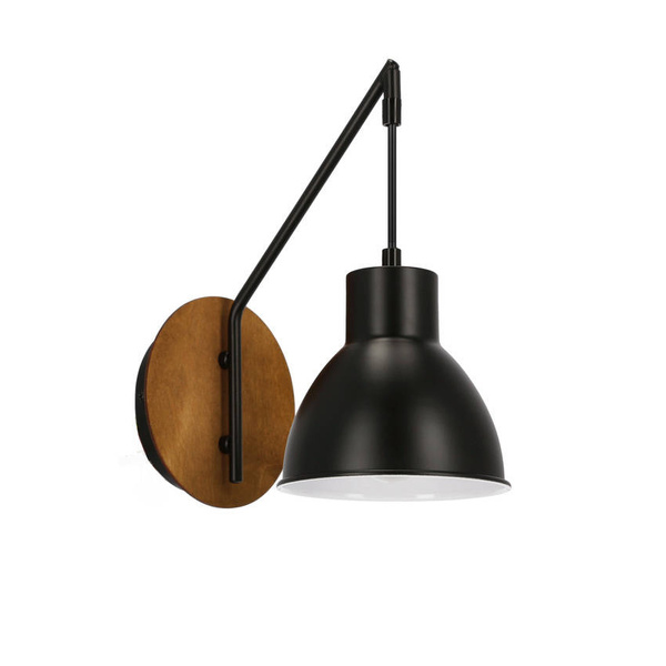 Lampa ścienna kinkiet 1X60W E27 czarny VARIO 21-73495