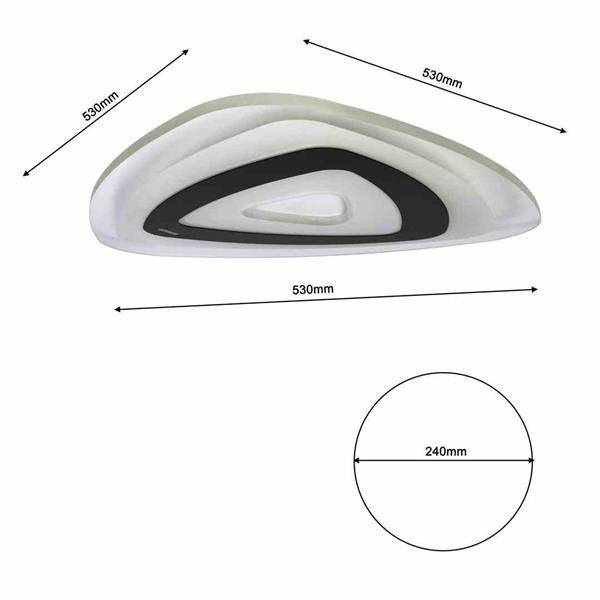 Nowoczesny plafon LED 52cm VOLTA 106