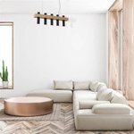 Nowoczesna lampa wisząca WEST BLACK 5xGU10 MLP5511