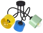 Lampa sufitowa do pokoju dziecka kolorowa Zaczarowany Kubeczek 3xE27 Led 