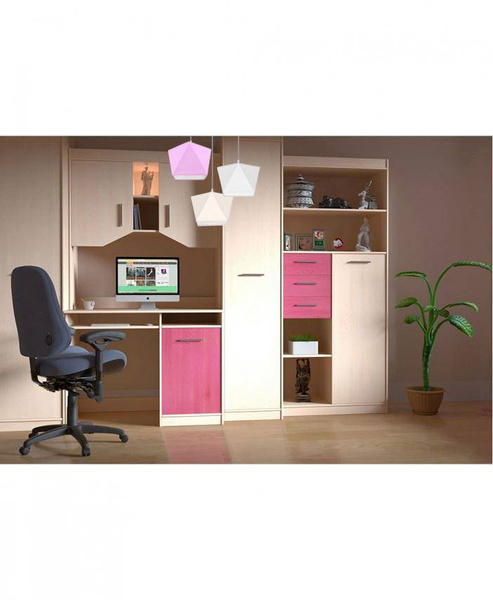 Żyrandol dziecięcy kolorowe abażury Diament 3xE27 Led 