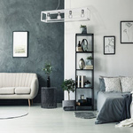 Lampa wisząca CAGE WHITE 4xE27 w nowoczesnym stylu