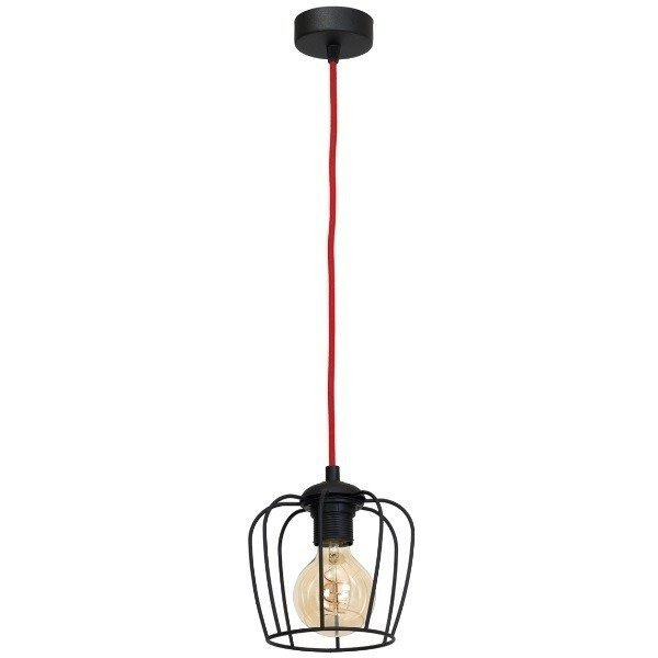 Lampa wisząca VINTAGE ROSSO BLACK