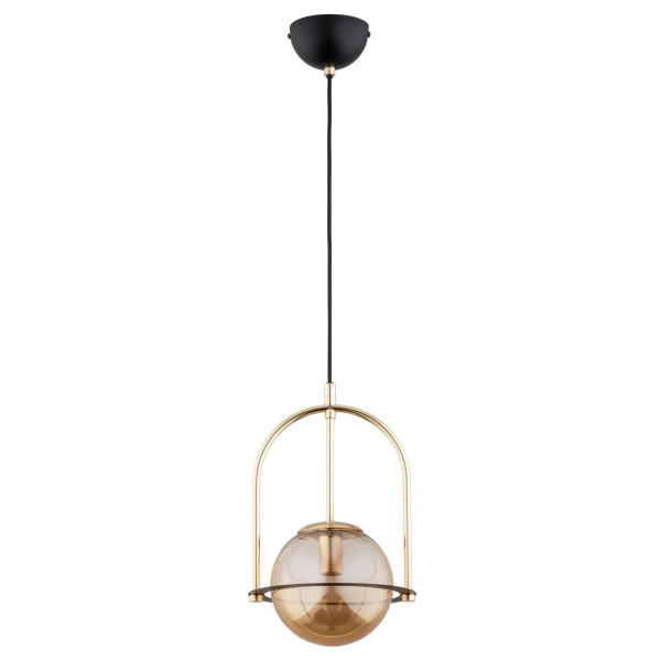 Lampa wisząca ALFA LERIA PICOLO ZŁOTA 1xE14 21cm | 61287