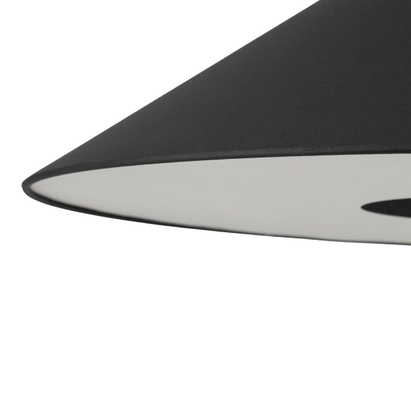 Lampa podłogowa POISE black A E27 wys.240cm dług.260cm przewód 270cm włącznik | 11768