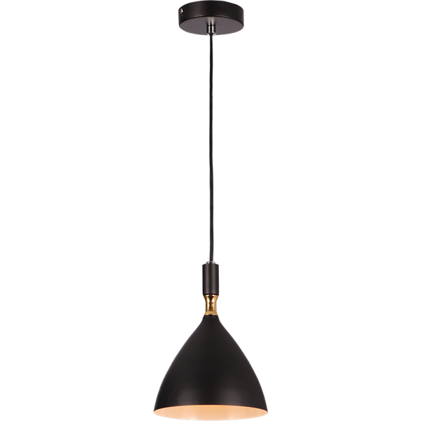 Nowoczesna lampa wisząca OTTO BLACK/GOLD 1xE27 ML6158