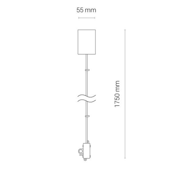 Plafon lampa sufitowa do biura ITAKA 40W LED 4000K | biała