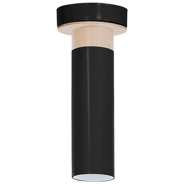 Nowoczesna lampa Sufitowa Pedro Black 1xGU10 MLP4263