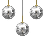Stylowa lampa wisząca REFLEX MLP8415, czarny/złoty, 3x40W E14