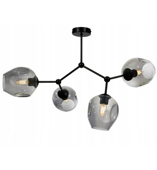 Nowoczesna Lampa sufitowa w stylu Loft  szklane klosze