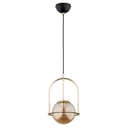 Lampa wisząca ALFA LERIA PICOLO ZŁOTA 1xE14 21cm | 61287