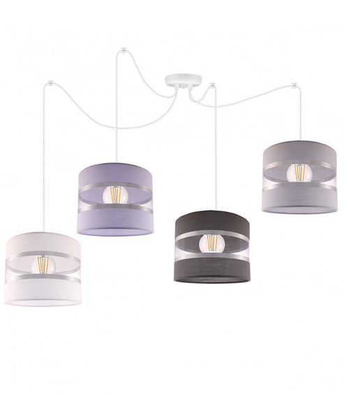  Lampa do pokoju dziecięcego typu pająk, kolorowe abażury