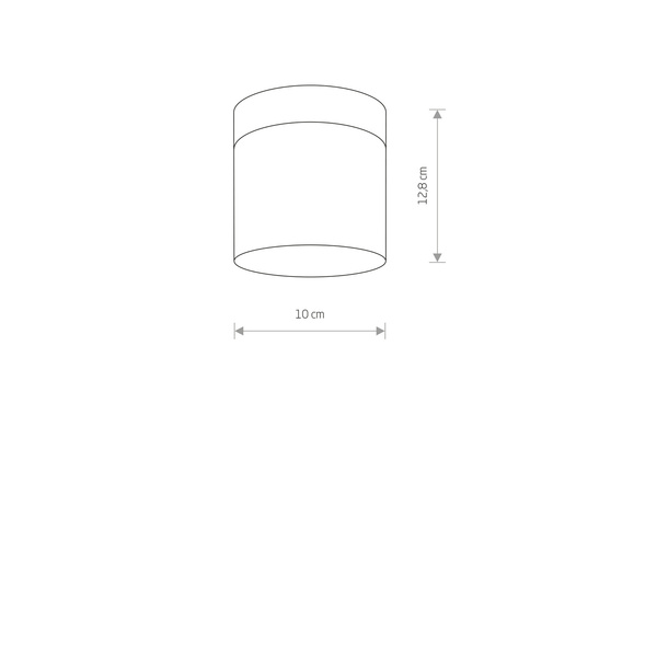 Lampa łazienkowa CAYO round 10cm