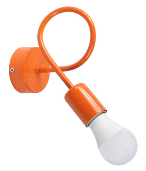 Kinkiet do pokoju dziecka pomarańczowy w stylu loft  Mondo