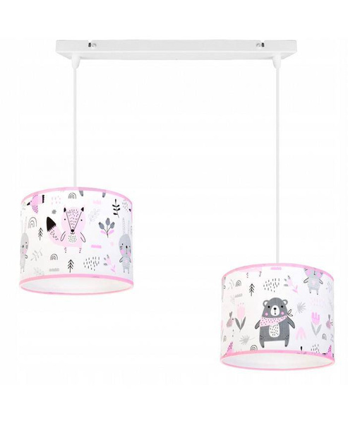 Lampa do pokoju dziecka z abażurem regulowana 