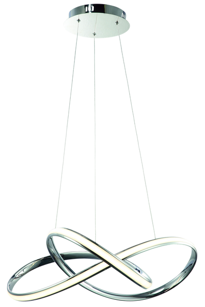 Lampa wisząca CAPPIO, ML3806, chrom, 36W LED, barwa neutralna 4000K