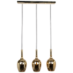 Lampa wisząca LUGANO, złota, 3x40W E14, ML8816