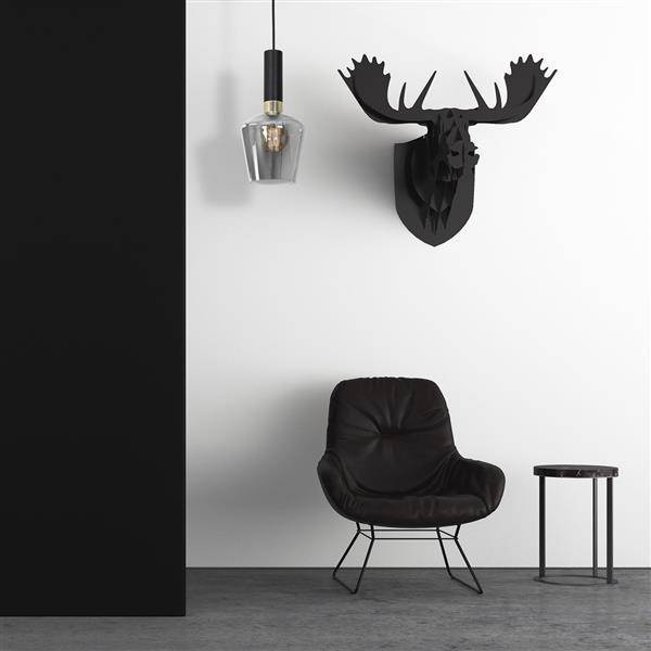 Nowoczesna lampa wisząca ROMA BLACK MLP6484