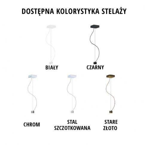 Nowoczesna lampa wisząca Diament Duży Gold złoty środek
