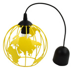 Lampa sufitowa do małego pokoju dziecięcego kolorowa Zakręcony Globus Mały 1