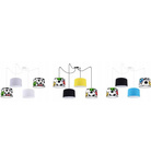 Lampa do pokoju dziecięcego z motywem piłki nożnej typ pająk Mix 5xE27 led