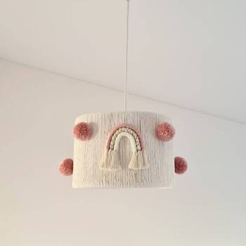 Lampa dla dziewczynki w stylu Boho Różowa Kraina