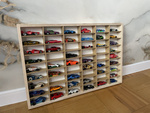 Półka na resoraki Hot Wheels drewniana organizer do pokoju dziecka 54B
