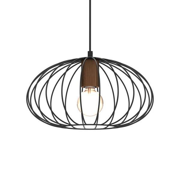 Lampa wisząca MERIDIANO, MLP7960, czarny/brązowy, 3x60W E27