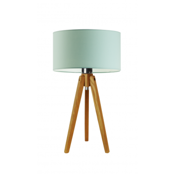 Lampka nocna do pokoju dziecięcego miętowy klosz