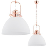 Lampa wisząca nad stół Inez Copper śr. 39cm