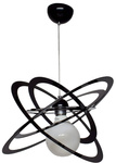 Lampa wisząca młodzieżowa czarna Sferis 