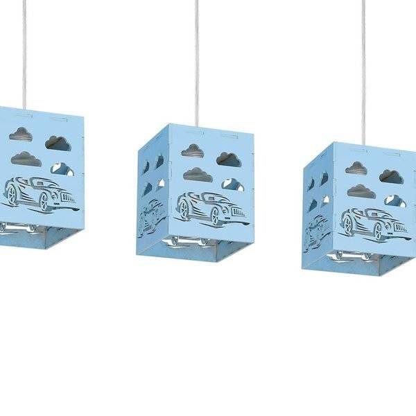 Lampa wisząca RALLY BLUE 3xE27 MLP6481