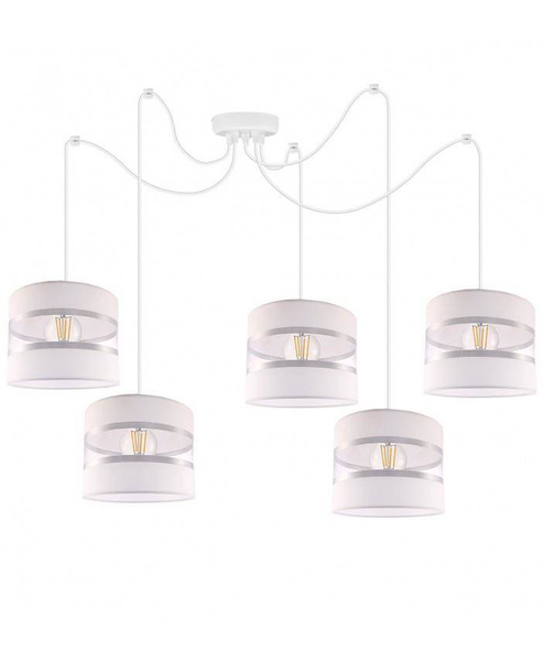  Lampa do pokoju dziecięcego typu pająk, kolorowe abażury