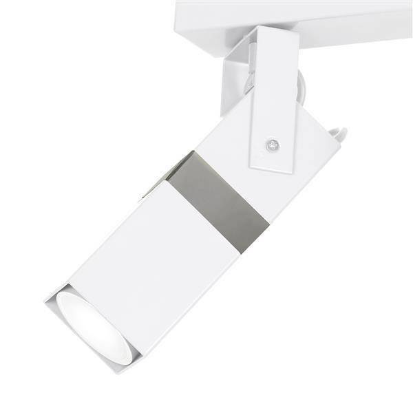 Nowoczesna lampa sufitowa VIDAR WHITE/CHROME 3xGU10 MLP6282