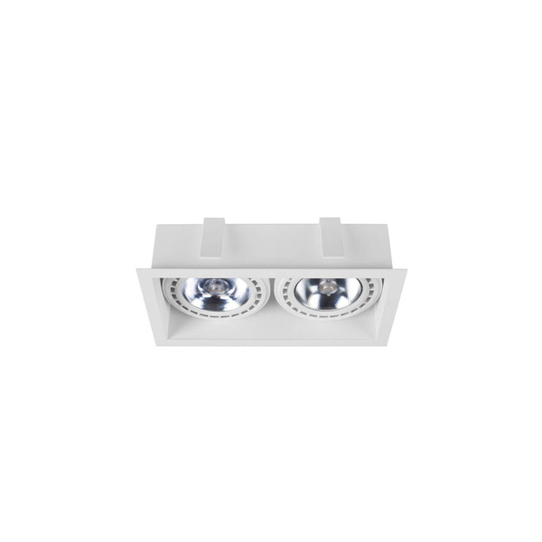 Lampa wpuszczana dwupunktowa MOD WHITE II