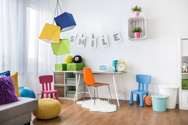  Lampa wisząca do pokoju dziecięcego kolorowa Świetlisty Diamencik 3xE27 Splot