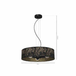 Lampa Wisząca SATINO GOLD 3xE27