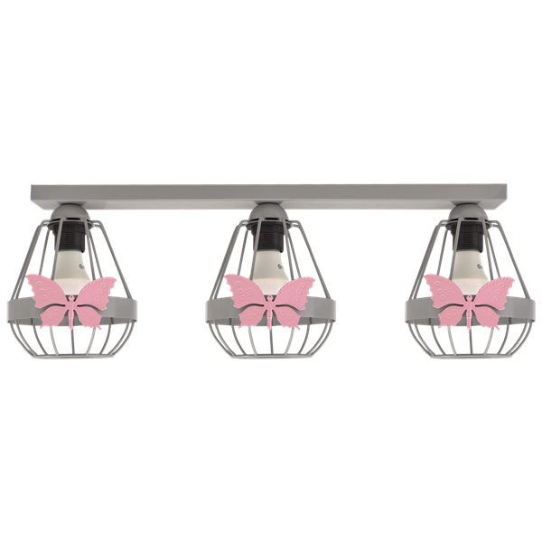 Lampa sufitowa KAGO GRAY 3xE27 MLP4934
