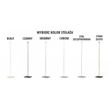Dopłata do koloru stelaża chrom, stal szczotkowana stare złoto lampa MEKSYK