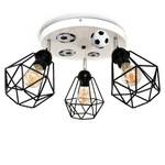 Lampa sufitowa do pokoju chłopca motyw piłkarski Diamond MUNDIAL
